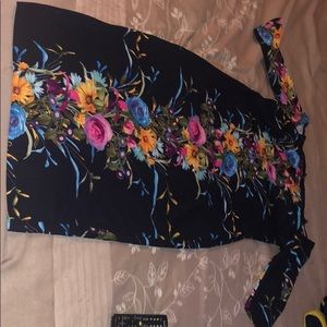 Floral plus size dress